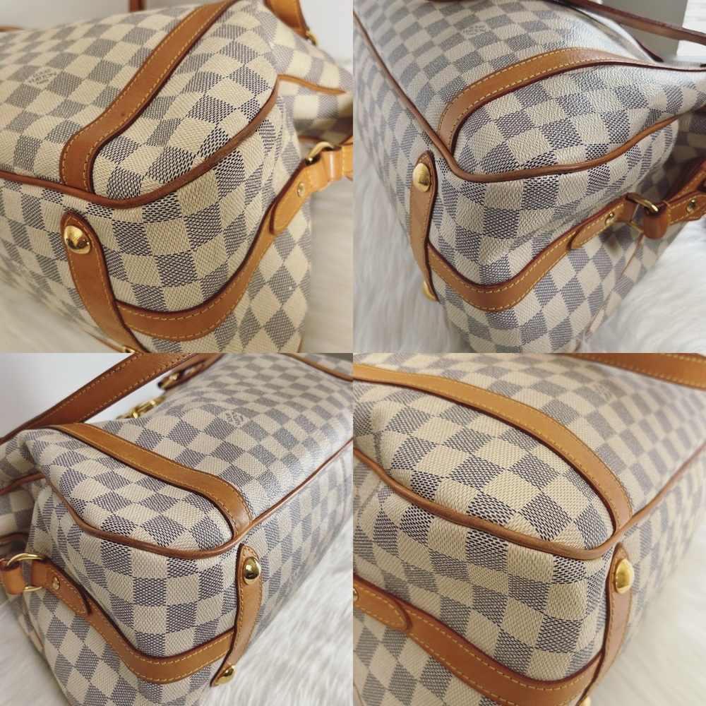 💃AUTHENTIC LOUIS VUITTON DAMIER AZUR STRESA GM BAG VI0160 - Picture 8 of 12